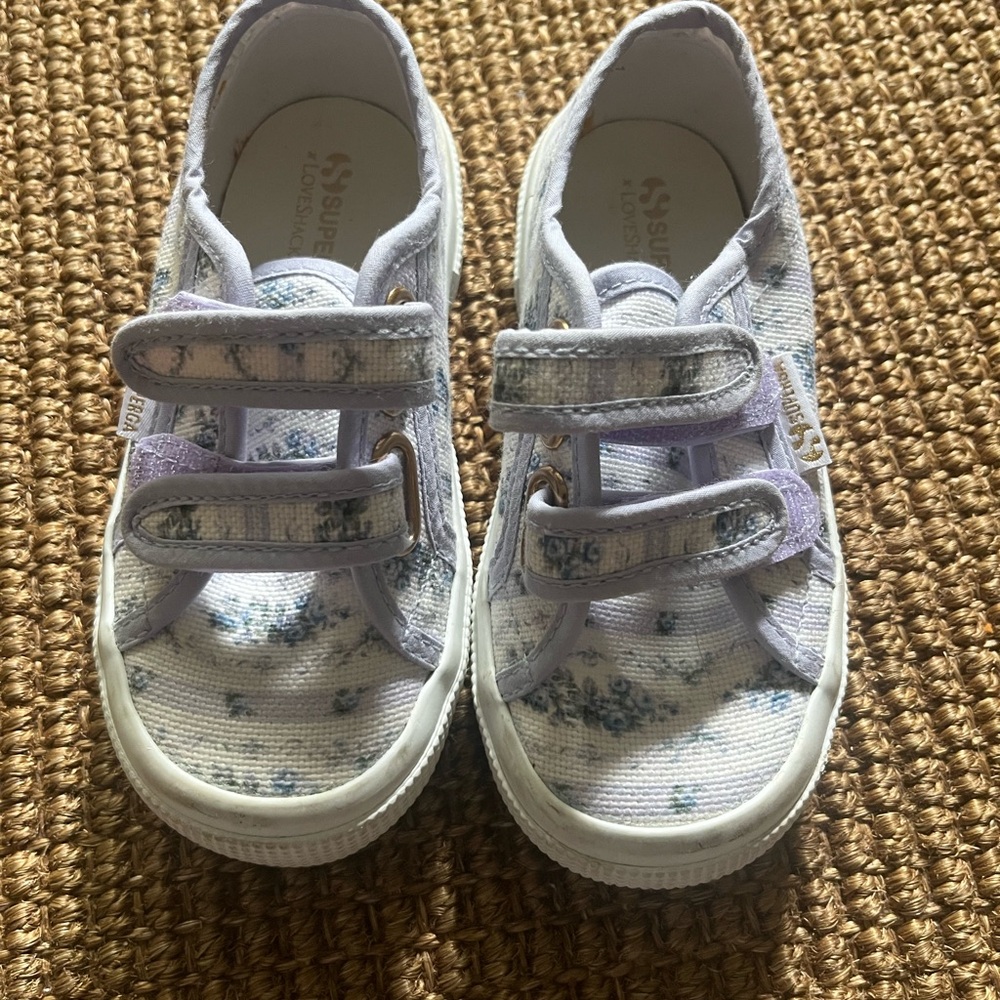 Superga x LoveShackFancy Kids Sneakers - Lavender Floral